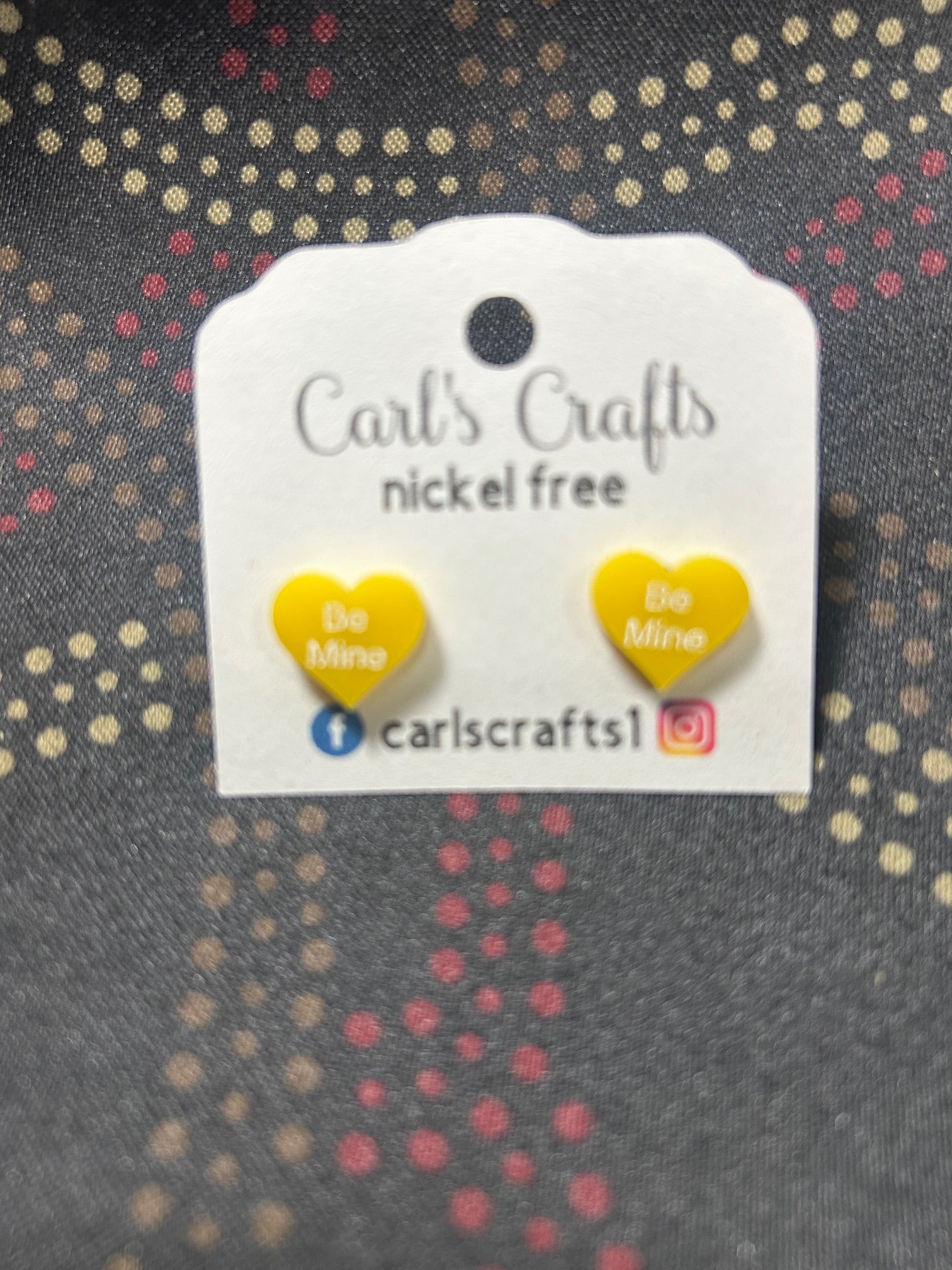 Conversation Heart Studs