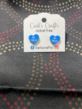 Conversation Heart Studs