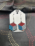 Rubix cube puzzle dangles