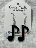 Music quarter note dangles